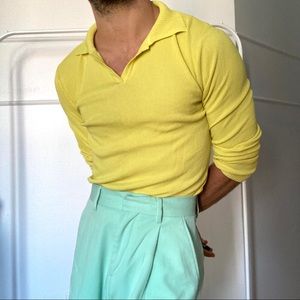 Cute Yellow Knitwear